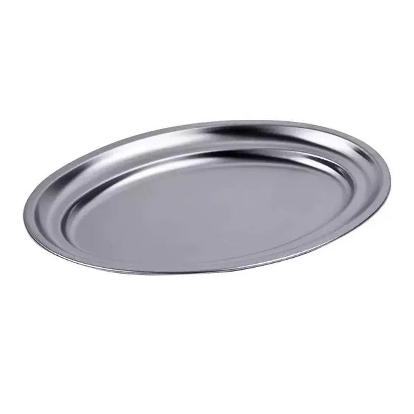 Plat ovale 45x29cm inox Inoxibar