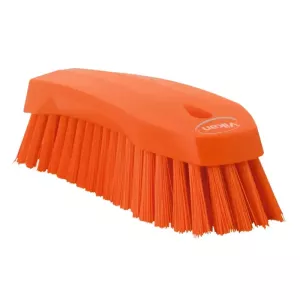 Brosse à main dure orange