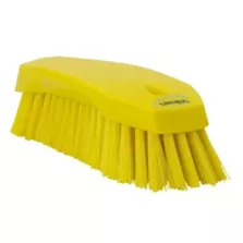 Brosse à main dure jaune