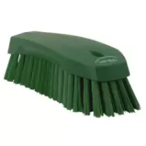 Brosse à main dure verte