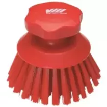 Brosse à main ronde 125mm dure rouge