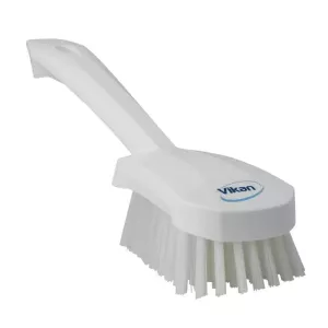 Brosse vaisselle courte dure blanche
