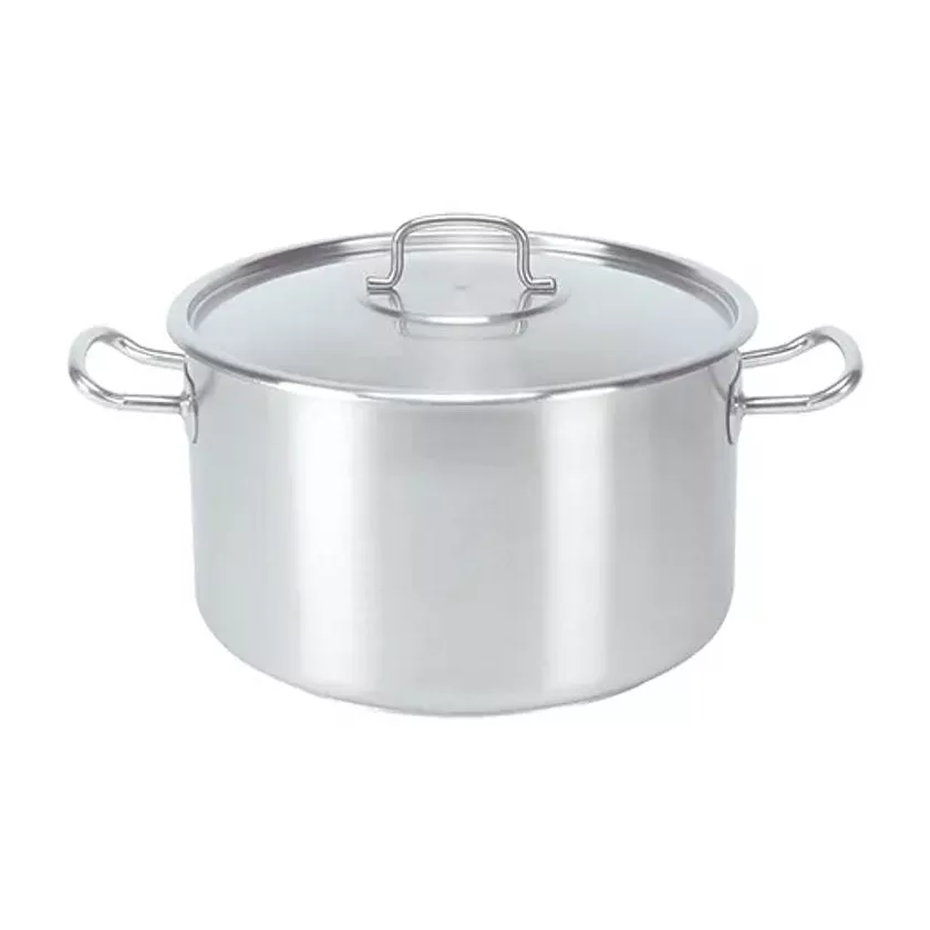 Marmite mi-haute avec couvercle 10L d28xh17,5cm Pujadas