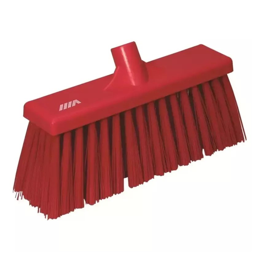 Balai extérieur 300mm dur rouge