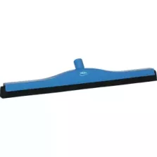 Raclette 600mm bleu caoutchouc noir fixe