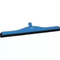 Raclette 600mm bleu caoutchouc noir fixe