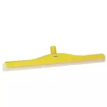 Raclette 600mm jaune caoutchouc blanc pivot