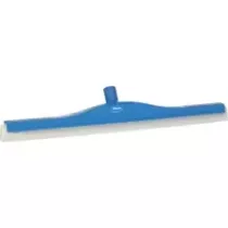 Raclette 600mm bleu caoutchouc blanc pivot