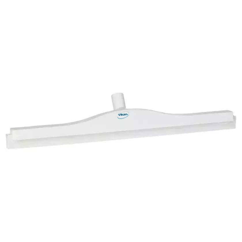 Raclette 600mm blanc caoutchouc blanc pivot double lame