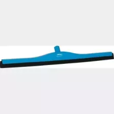Raclette 700mm bleu caoutchouc noir fixe