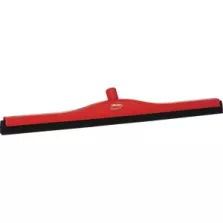 Raclette 700mm rouge caoutchouc noir fixe