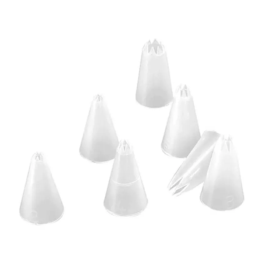 PVC douilles buses 7 pieces cannelee