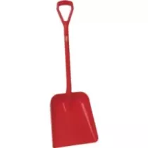 Pelle ergonomique manche 1040 mm rouge