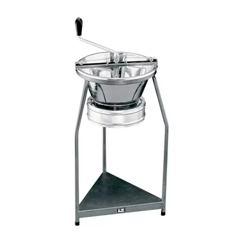 Presse puree avec pied etame d39xh80cm et grille d20cm