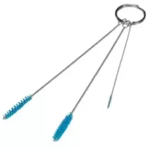 Brosse à canule kit bleu Ø2 Ø5 Ø6mm