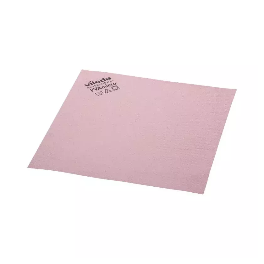 Lavette microfibre PVA rouge 38x35cm