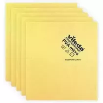 Lavette microfibre PVA jaune 38x35cm