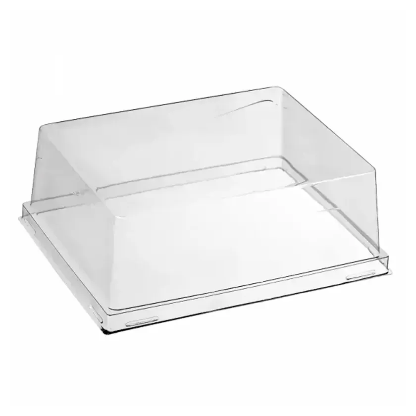Couvercle PET pulp rectangle 104x64x40mm