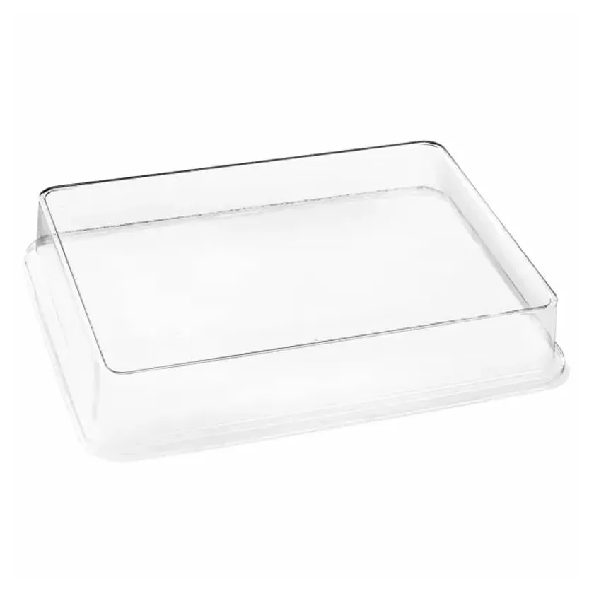 Couvercle PET pour assiette pulpe 203x153x35mm (par 200)