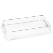 Couvercle PET pour assiette pulpe 203x103x35mm (par 200)