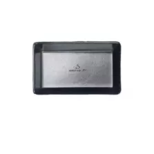 Assiette pulpe rectangulaire noire 100 × 60 × 16 mm finition PLA (par 400)