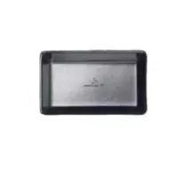 Assiette pulpe rectangulaire noire 200 × 150 × 20 mm finition PLA (par 200)