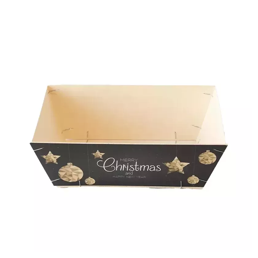 Carton panier kraft brun 360 × 270 × 90 mm ridé (par 30)