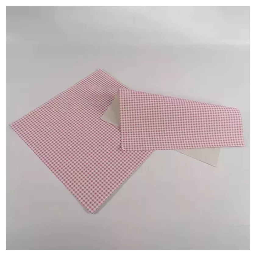 Papier duplex 40x64cm Vichy rose