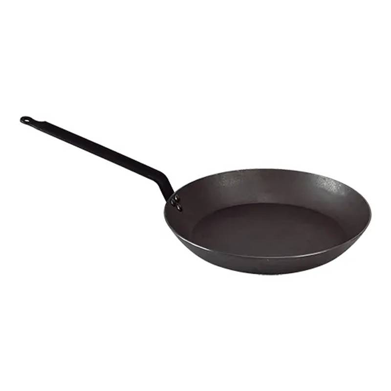 Poele lyonnaise d32cm tole d'acier extra-forte