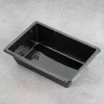 Ravier rPET noir 86 × 124 × 33 mm (par 900)