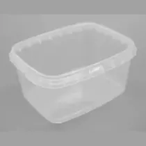 Ravier PP 300ml transparent 108 × 86 × 52 mm (carton 1200)