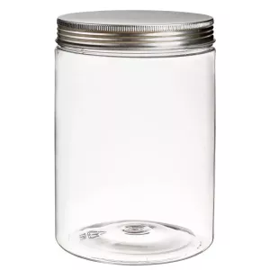 Pot PET avec couvercle alu à visser 1L d100xh145mm (par 36)