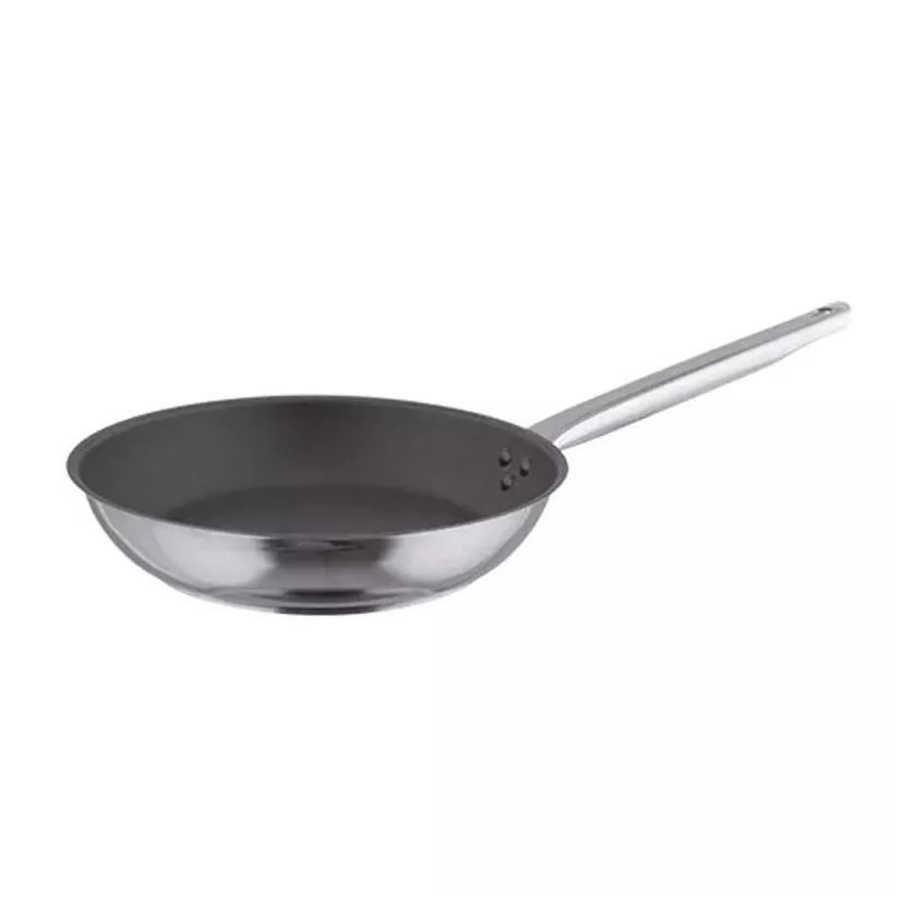 Poele lyonnaise d24cm inox teflon Pujadas Excalibur