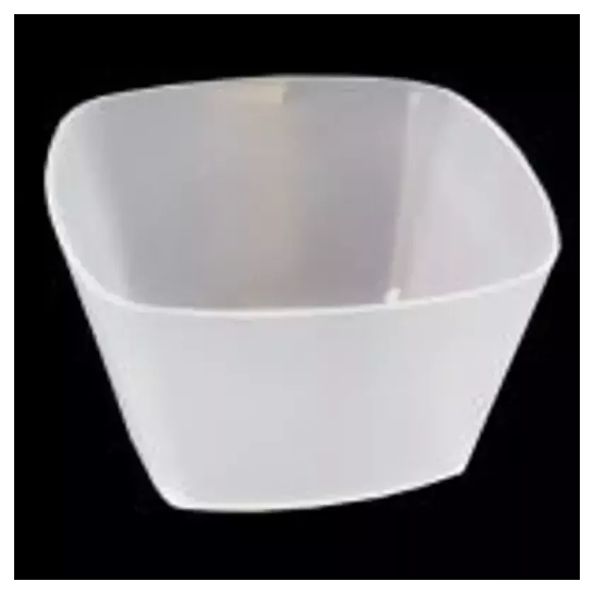 Verre amuse-bouche PP carré 80ml transparent (par 200)