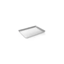 Plat catering rectangulaire aluminium 409 × 214 × 20 mm (par 200)