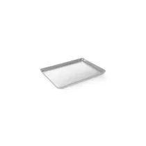 Plat catering rectangulaire aluminium 409 × 214 × 20 mm (par 200)