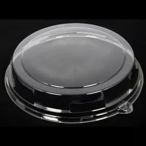 Couvercle PET plat rond transparent (Ø40cm)