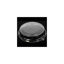 Couvercle PET plat rond transparent (Ø26cm)
