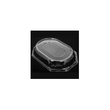 Couvercle PET plat octogonal transparent (36 × 24cm)