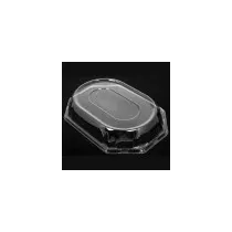 Couvercle PET plat octogonal transparent (36 × 24cm)