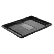 Ravier rPET noir 320 × 250 × 20 mm 1 compartiment (par 120)
