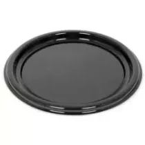 Plat PET rond marbre 19cm (par 250)