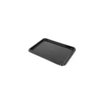 Plat PET rectangulaire noir 55 × 37cm (par 50)