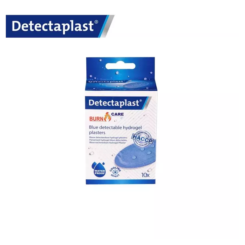 Sparadrap brûlures bleu 68x43mm (par 10) Detectaplast