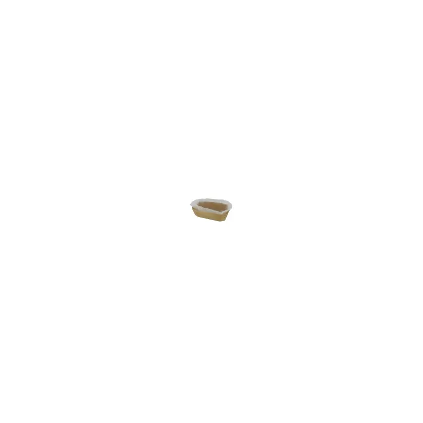 Moule en bois avec papier cuisson rectangulaire 180x115x58mm