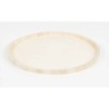 Plateau en bois rond diametre 450x20mm