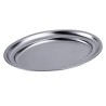 Plat ovale 50x31cm inox...