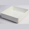Plat Poliproof blanc 28x28x8cm