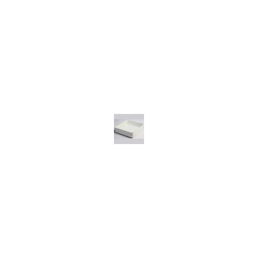 Plat Poliproof blanc 28x28x8cm