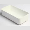 Plat Poliproof blanc 28x14x8cm